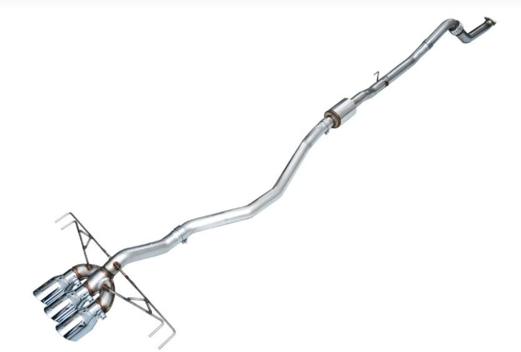 AWE Tuning 2023 Honda Civic Type R FL5 Track Edition Exhaust w/ Triple Chrome Silver Tips - VTEC SLAYER