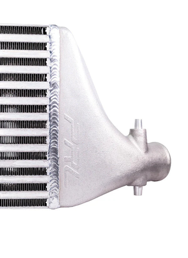 Close-up of High-Density Bar-and-Plate Intercooler Core