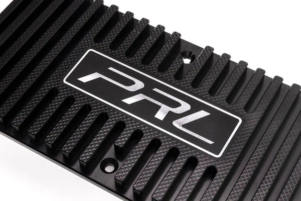 Textured finish detail on PRL turbo inlet cover – high-res close-up