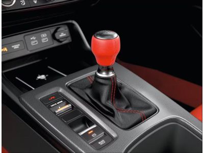2023+ Honda Civic Type R Red Leather Shift Knob
