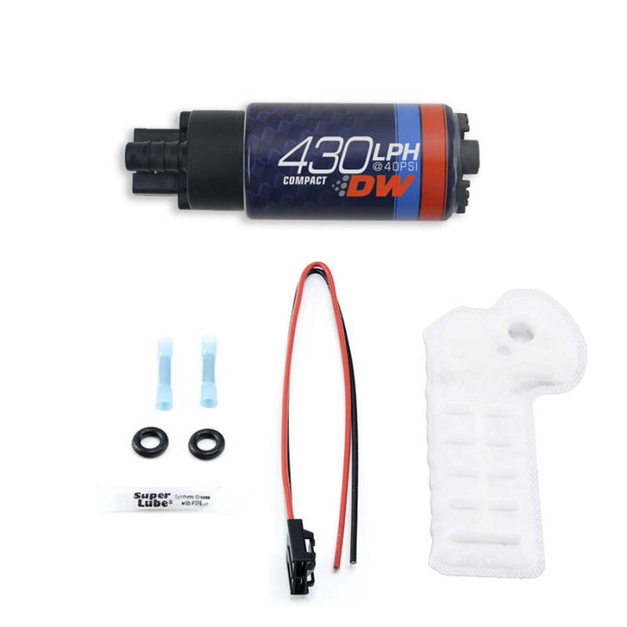 DeatschWerks DW430c 430LPH Compact Fuel Pump for Honda, Mazda, Fiat (2006–2024)