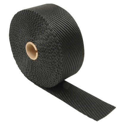 Black Lava Thermal Exhaust Heat Wrap 2 inch x 25ft Roll – High Temp Performance