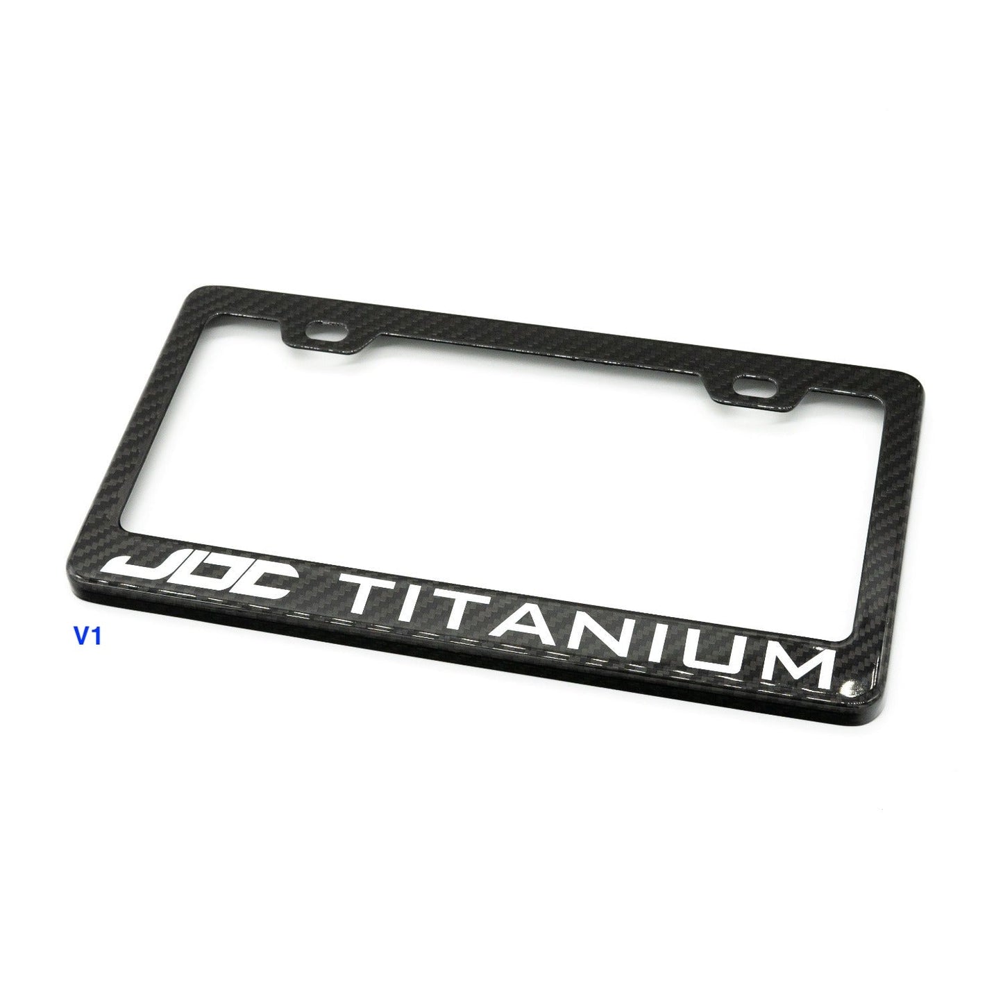 Dry Carbon Fiber License Plate Frames (Gloss, Matte, & Forged) - VTEC SLAYER