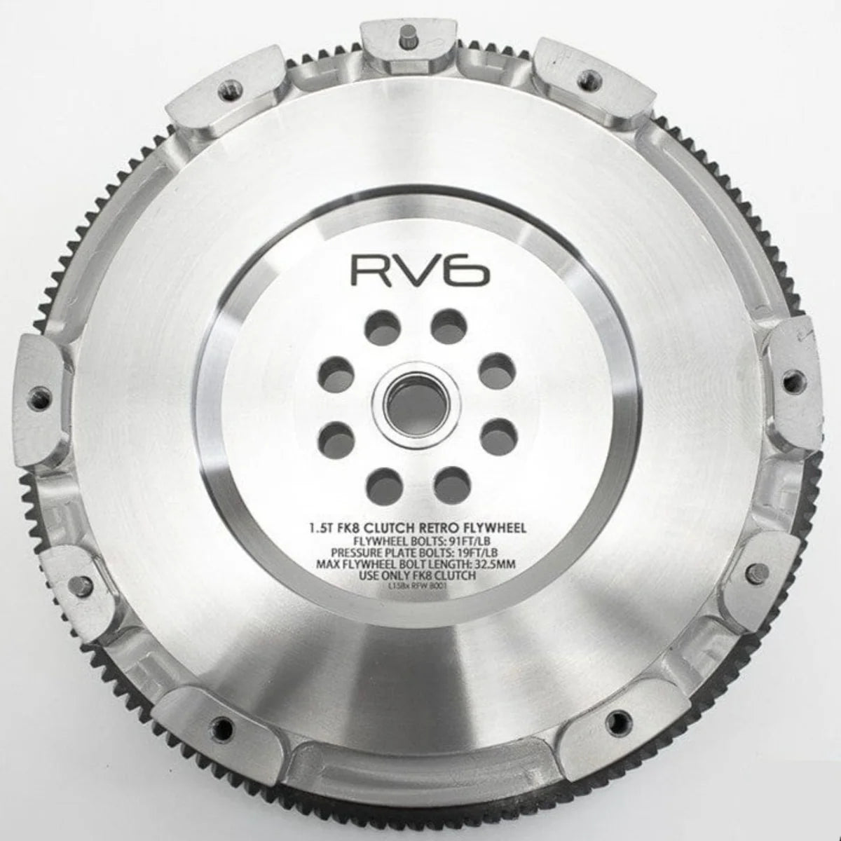 RV6™ 1.5T FK8 Clutch Retro Flywheel for 2016+ Honda Civic 1.5T (Type R Retrofit) - VTEC SLAYER