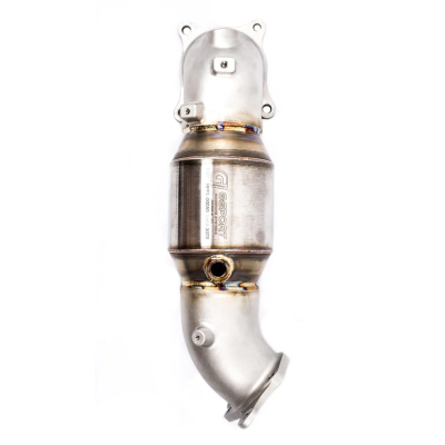 High-Efficiency Catted Downpipe for 2017+ Civic Type R FK8 FL5 & Integra Type S DE5 with GESI G-Sport 400-cell catalytic converter providing no check engine light