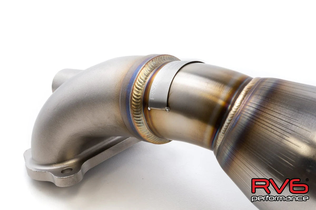 RV6 Catted Downpipe Upgrade for 2016+ & 2022+ Civic 2.0L N/A - VTEC SLAYER