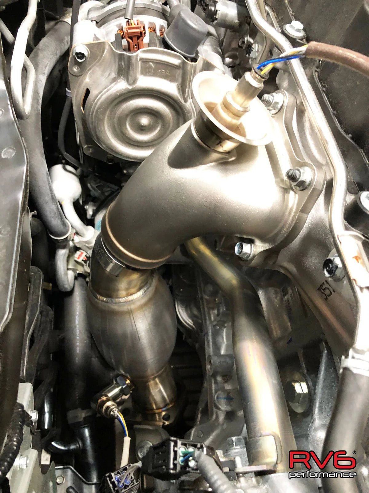 RV6 Catted Downpipe Upgrade for 2016+ & 2022+ Civic 2.0L N/A - VTEC SLAYER