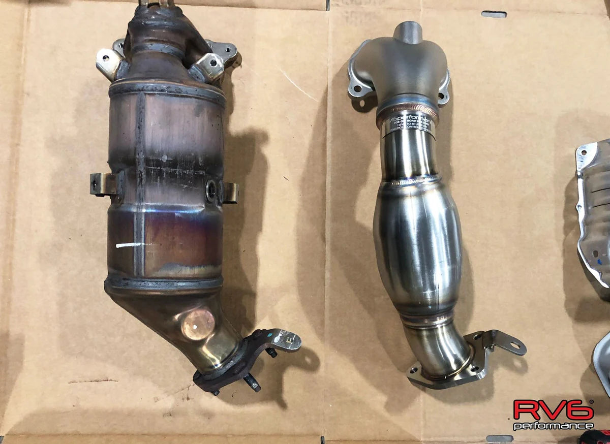 RV6 Catted Downpipe Upgrade for 2016+ & 2022+ Civic 2.0L N/A - VTEC SLAYER