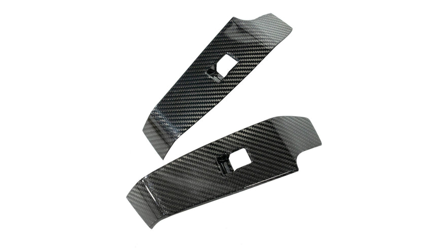 Cubiertas de fibra de carbono para interruptores de ventana (juego de 4) - Honda Civic Type R FL5 2023+