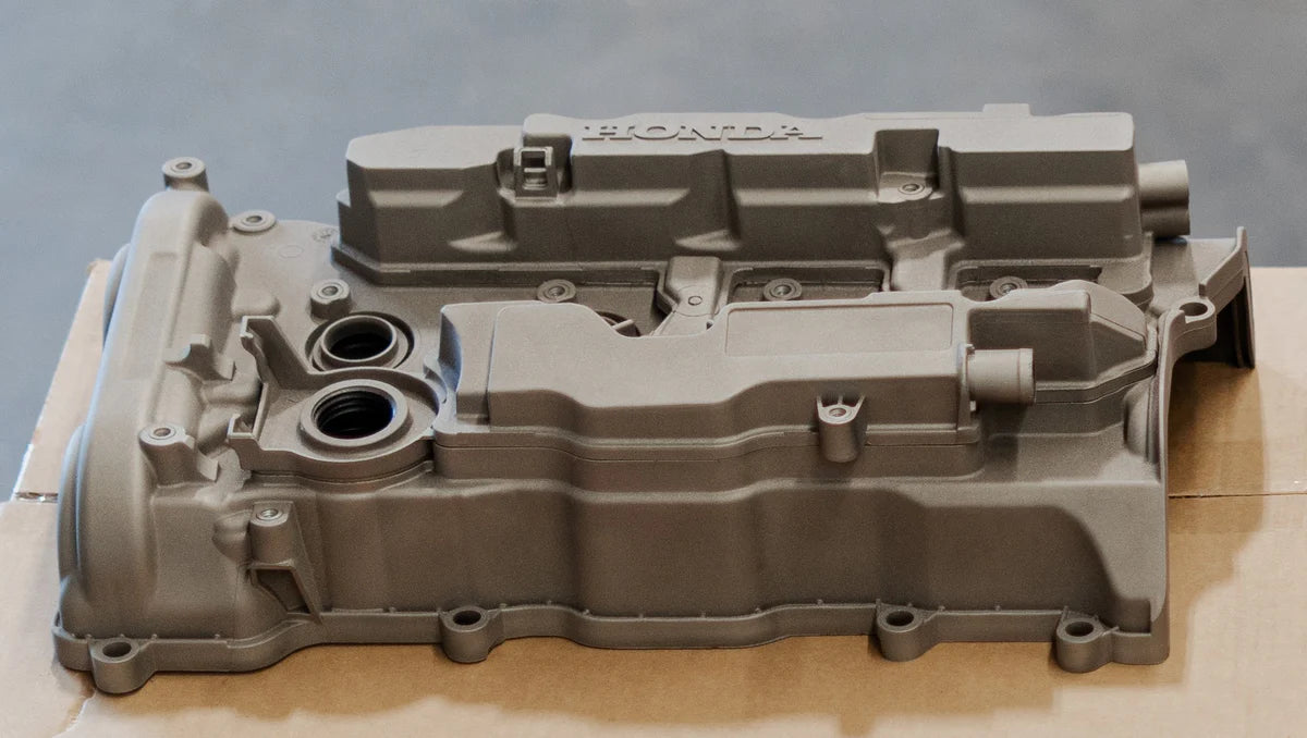 Cerakoted Honda engine valve color for a 2.0t and 1.5t gasoline combustible engine made and customized by Vtec Slayer.