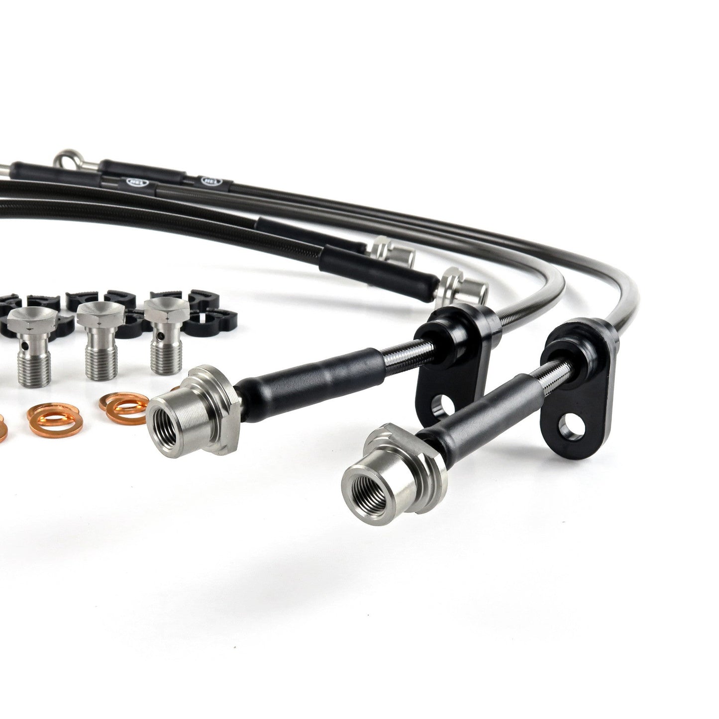 HEL Performance Brake Lines for Honda Civic FN2 2.0 Type R 2006-, Stainless Steel Braided