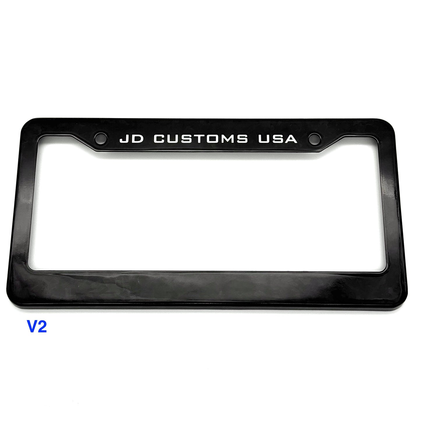 Dry Carbon Fiber License Plate Frames (Gloss, Matte, & Forged) - VTEC SLAYER