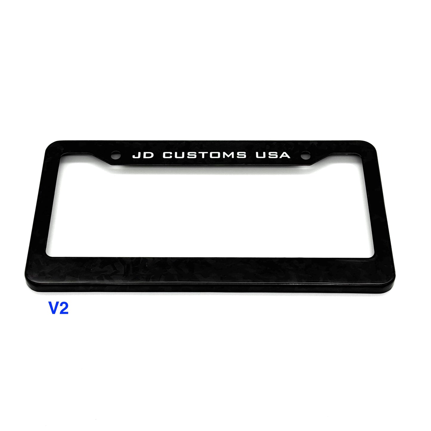 Dry Carbon Fiber License Plate Frames (Gloss, Matte, & Forged) - VTEC SLAYER