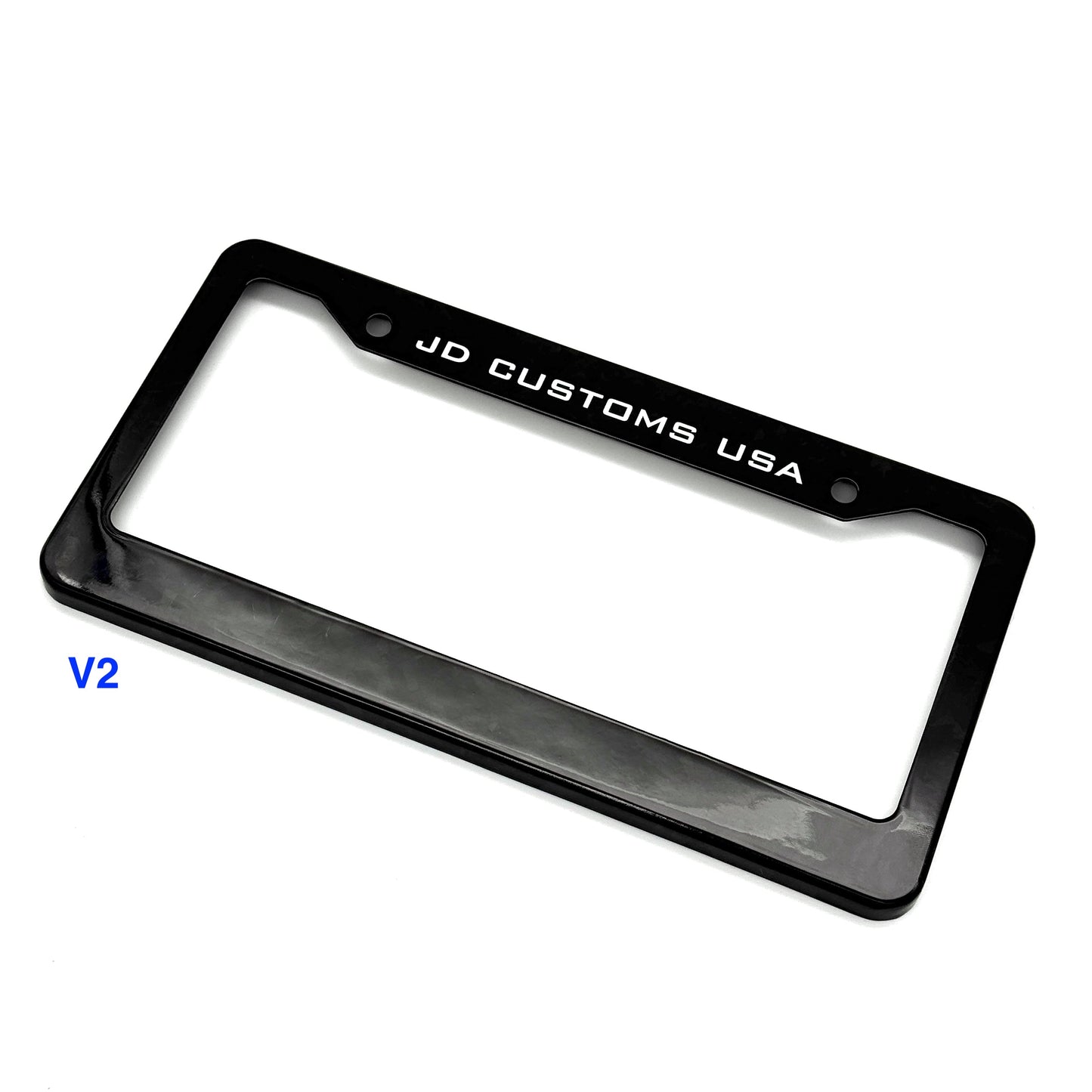 Dry Carbon Fiber License Plate Frames (Gloss, Matte, & Forged) - VTEC SLAYER
