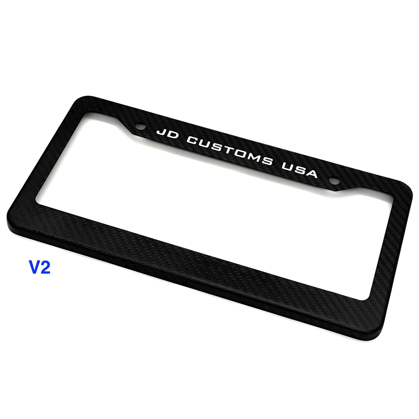 Dry Carbon Fiber License Plate Frames (Gloss, Matte, & Forged) - VTEC SLAYER