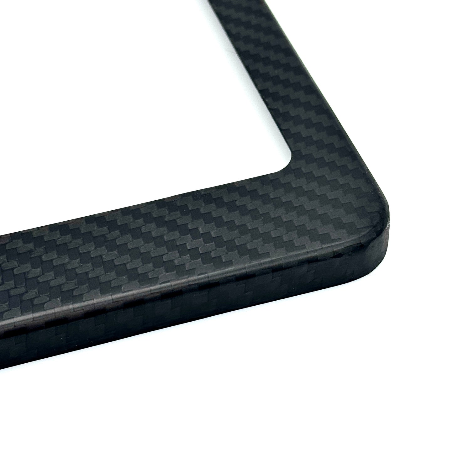 Dry Carbon Fiber License Plate Frames (Gloss, Matte, & Forged) - VTEC SLAYER