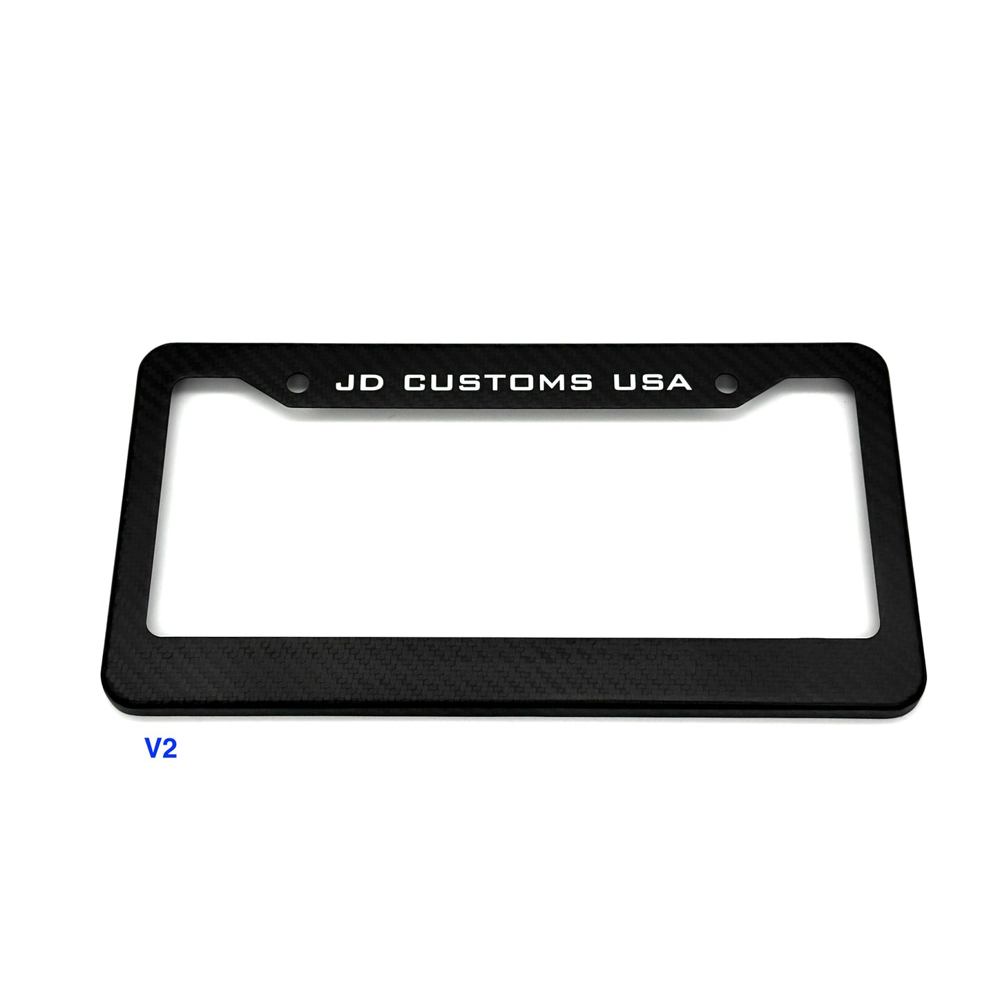 Dry Carbon Fiber License Plate Frames (Gloss, Matte, & Forged) - VTEC SLAYER
