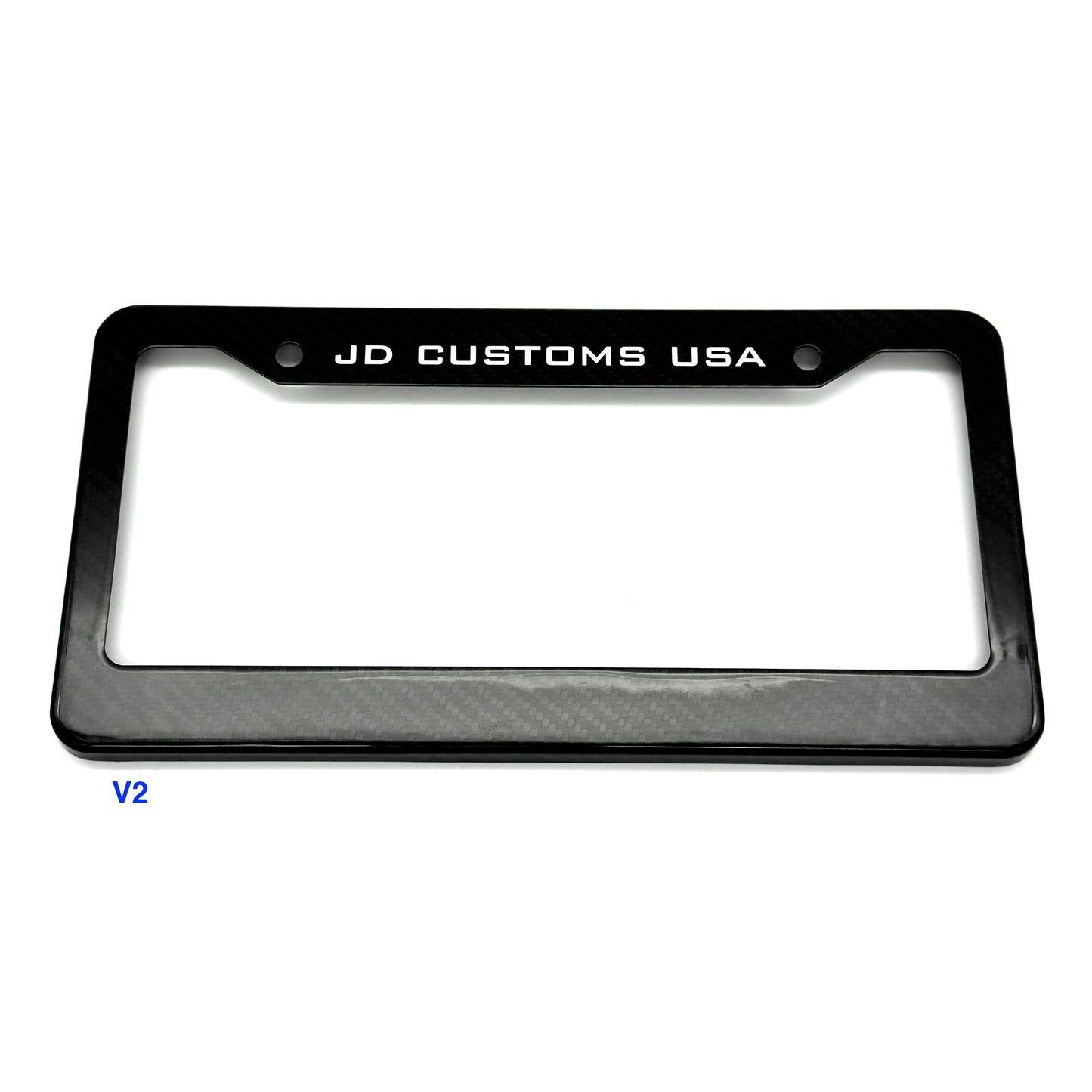 Dry Carbon Fiber License Plate Frames (Gloss, Matte, & Forged) - VTEC SLAYER