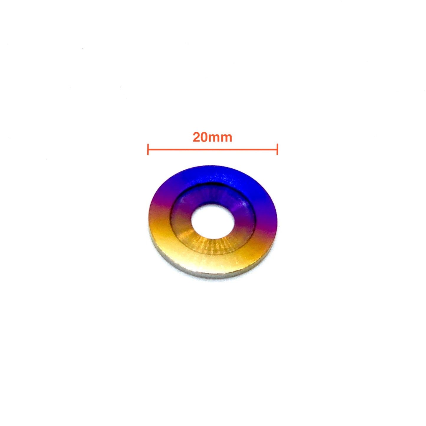 Titanium & Carbon Fiber Flush-Fit Washers - VTEC SLAYER