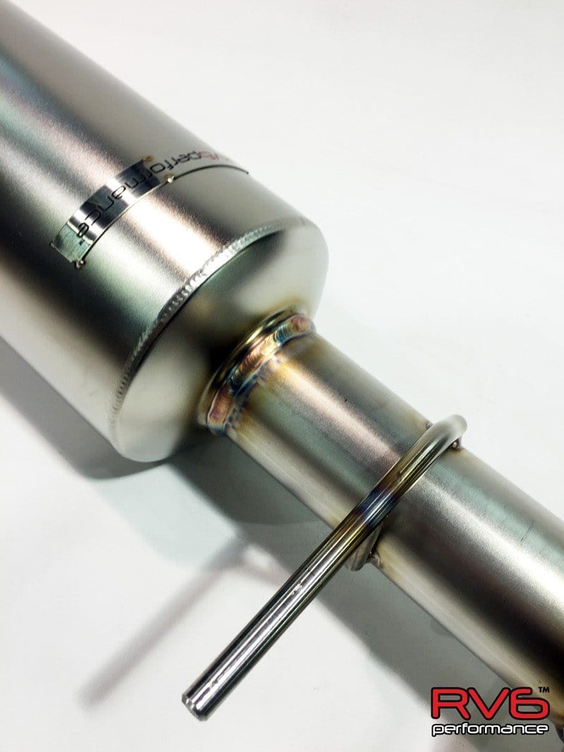 Tubo intermedio resonante RV6 para Accord Sport 2013-2017, SOLO I4 (2.4L)