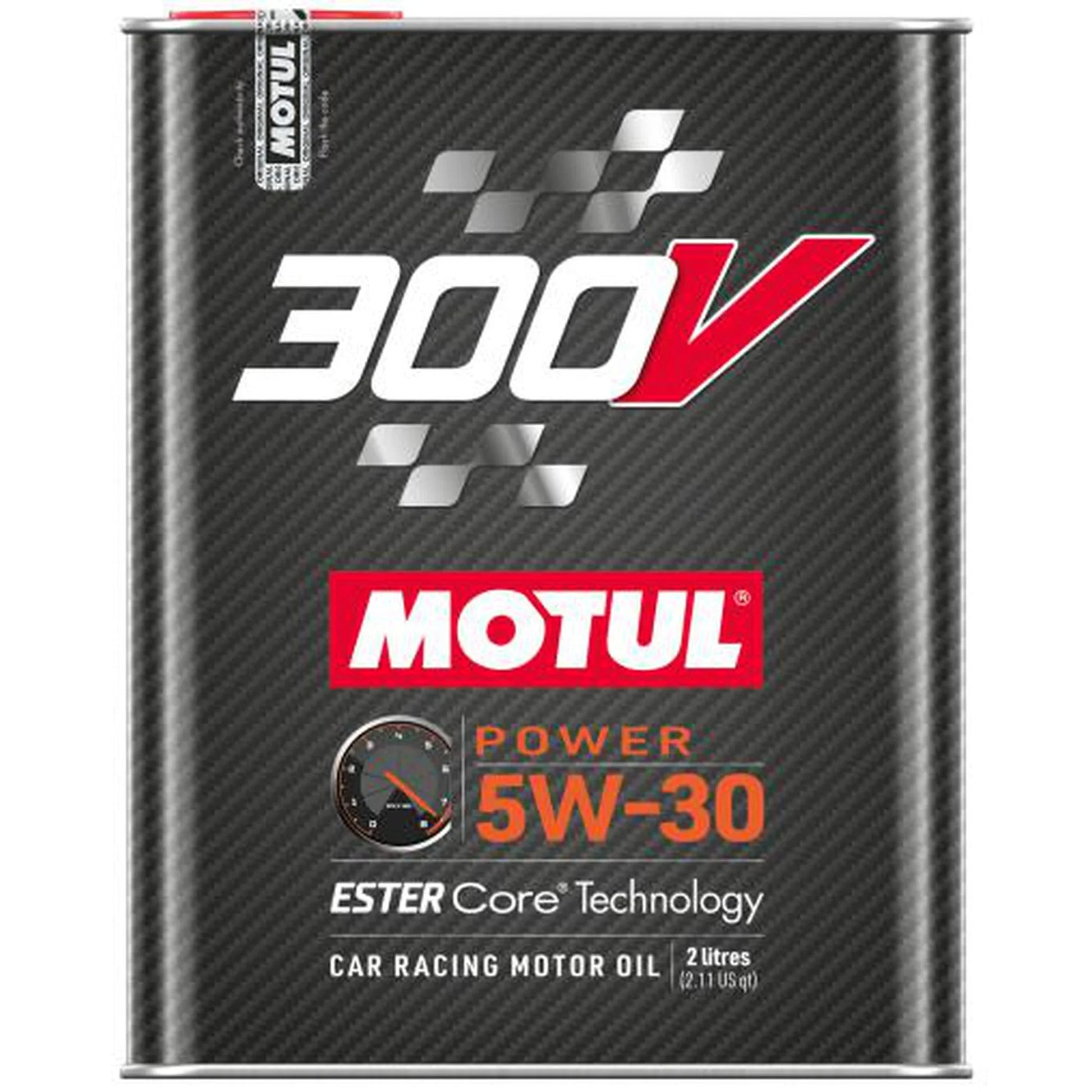 MOTUL 300V 5W-30 Car Racing Motor Oil in a 2L can (110814)