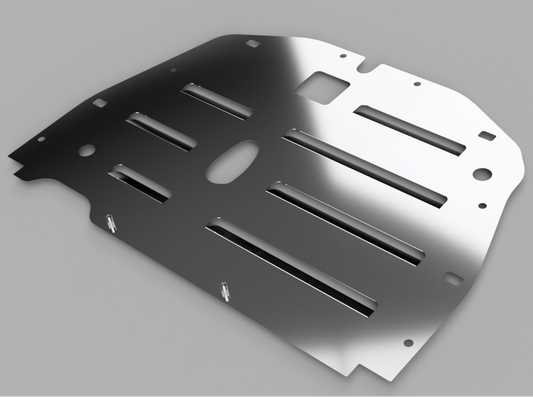 Placa de protección contra salpicaduras de motor ventilado PLM - Honda Civic Type R FK8 2.0T 2017+