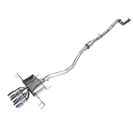 AWE Tuning 2023 Honda Civic Type R FL5 Touring Edition Exhaust w/ Triple Chrome Silver Tips