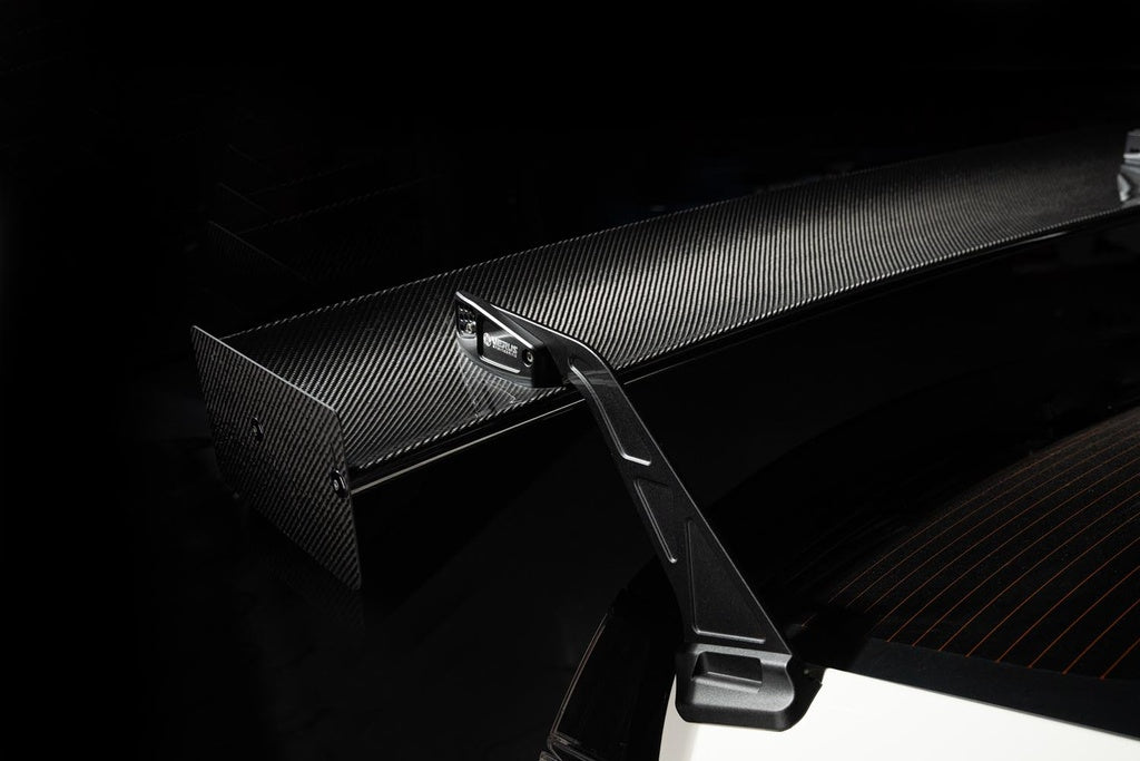 UCW Rear Carbon Fiber Swan Neck Wing Kit for 2017+ Honda Civic Type R FK8