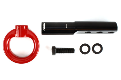 PERRIN Front Tow Hook Kit - Red | 2017-2021 Honda Civic Si, Type R FK8, Touring, Hatchback