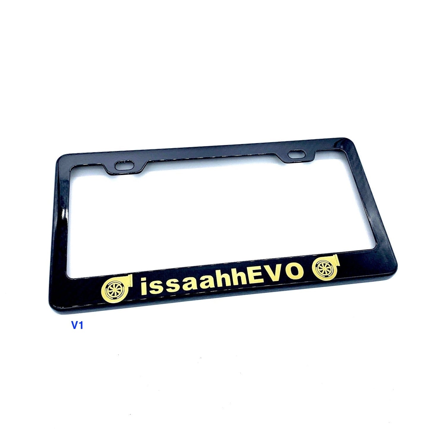 Dry Carbon Fiber License Plate Frames (Gloss, Matte, & Forged) - VTEC SLAYER