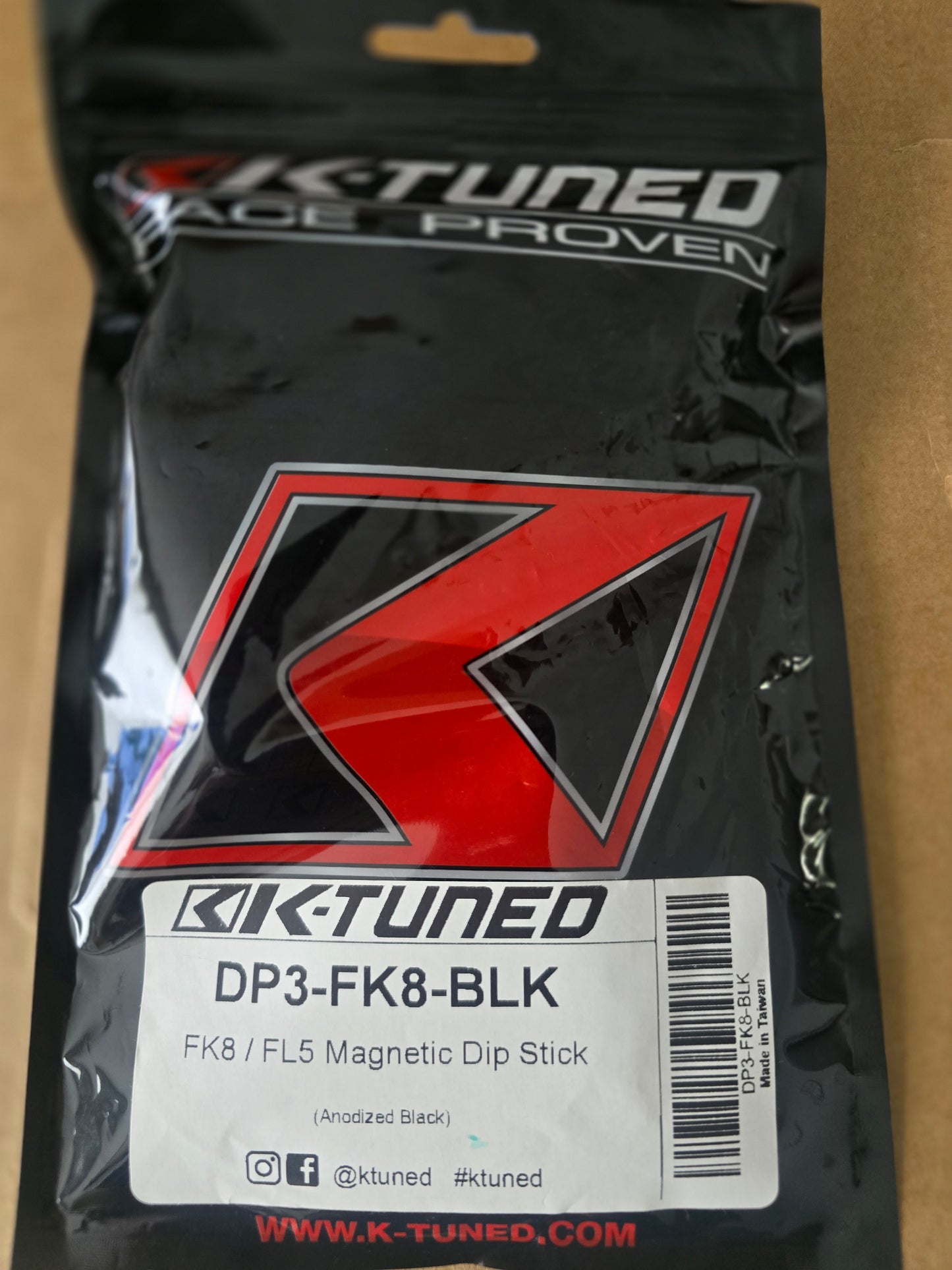 Varilla de nivel magnética abatible para Type-R (FK8 y FL5) en negro
