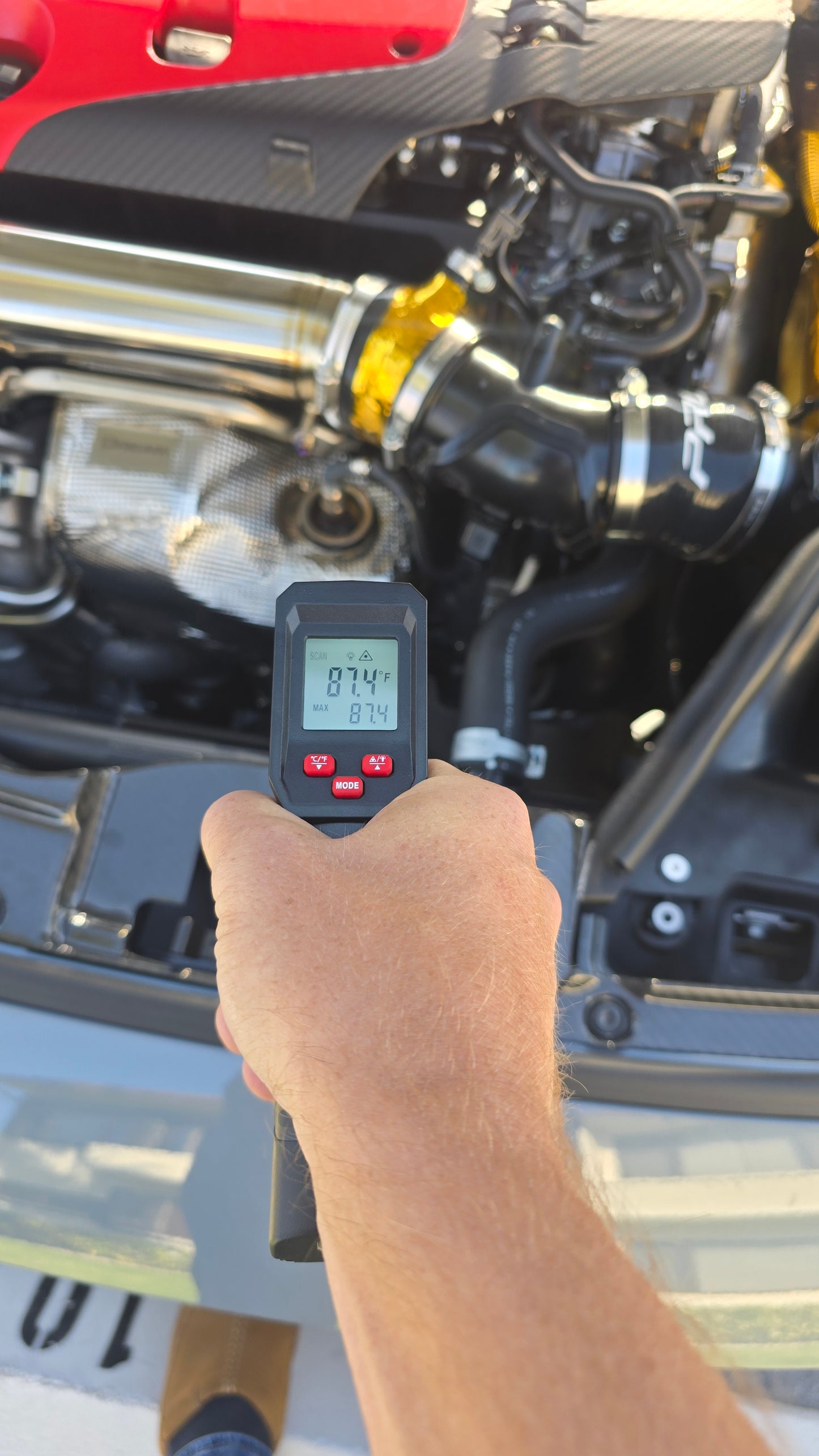 OEM Style Hard Lagged Turbo Heat Shield for 2017+ Honda Civic Type R FK8 FL5 / 2024+ Integra Type S DE5 2.0T