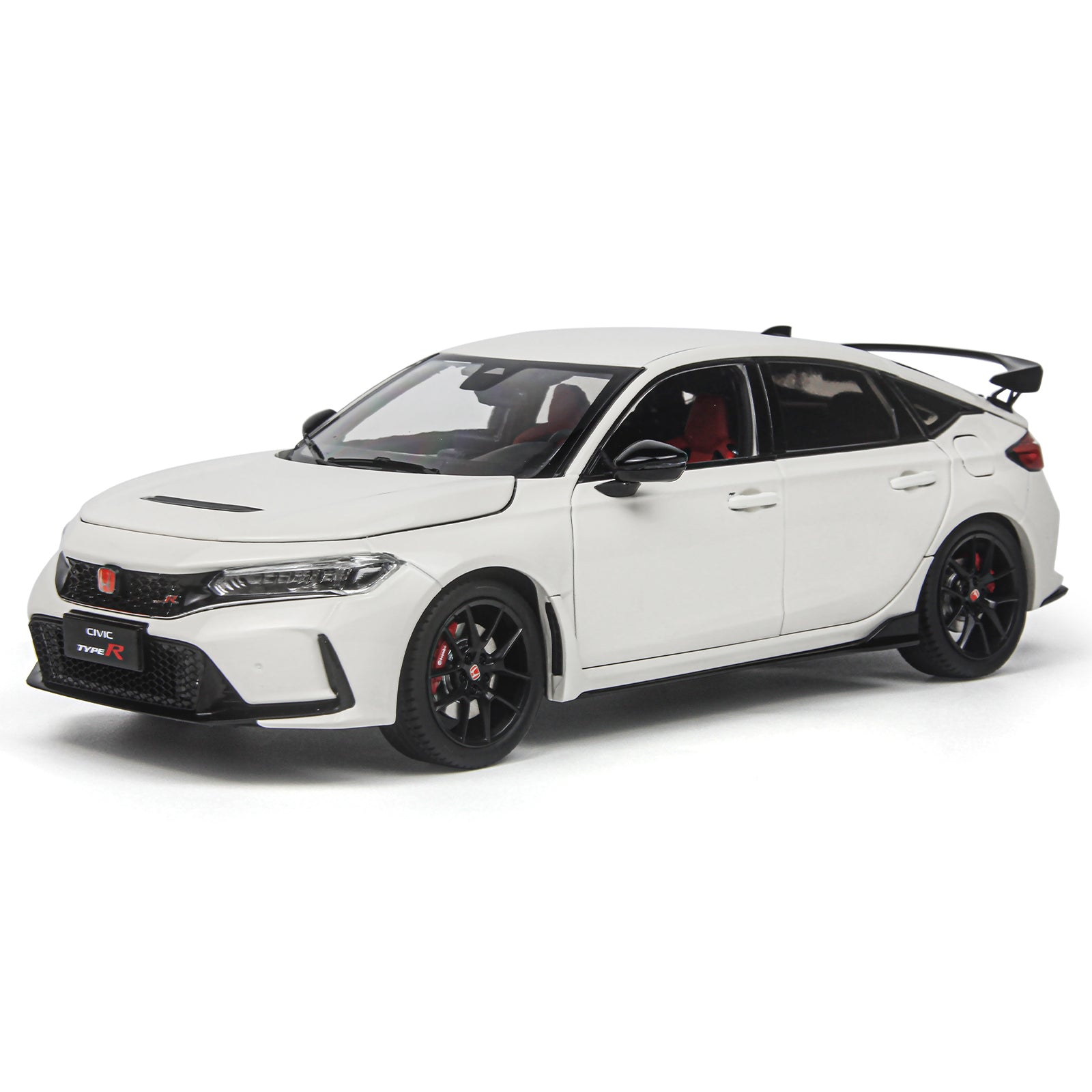 1:18 Honda Civic Type-R FL5 2023 Detailed Diecast Model Car/Collectible - Championship White - VTEC SLAYER
