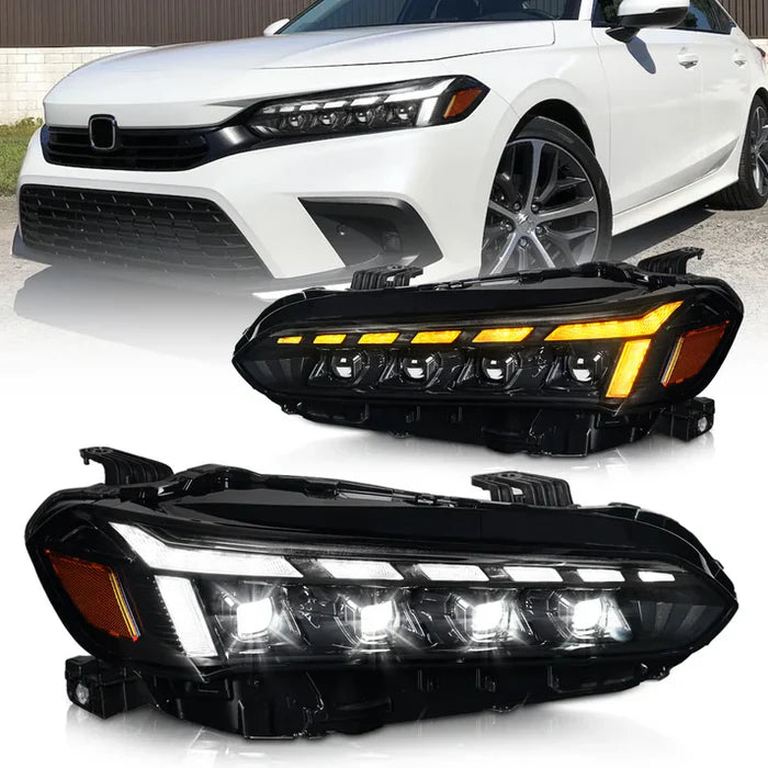 Sequential LED Head Lights for 2022+ Honda Civic [FE/FL]