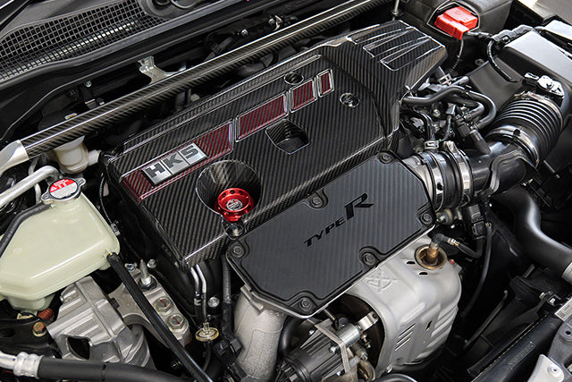 HKS Carbon Engine Cover | 17-223+ Civic Type R FK8 & FL5, 23+ Integra Type S DE5