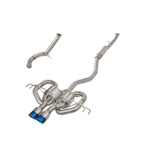 Remark Sports Touring Titanium Catback Exhaust w/ Front Pipe for 2017+ Honda Civic Type R FK8 2.0T