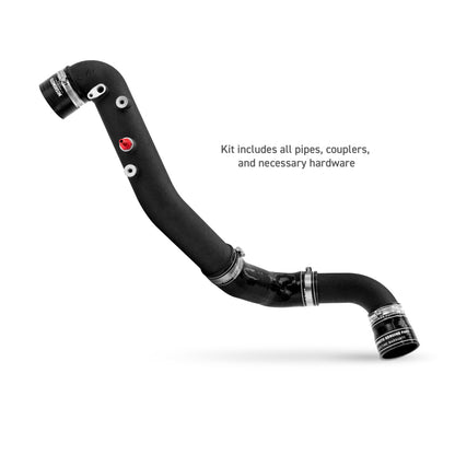 Kit de intercooler Mishimoto para Honda Civic Type-R 2023+ con tuberías - Intercooler plateado/Tuberías negras