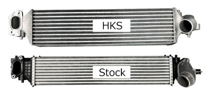 HKS Intercooler Kit w/o Piping - 2017+ Honda Civic Type R FK8 K20C
