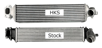 HKS Intercooler Kit w/o Piping - 2017+ Honda Civic Type R FK8 K20C