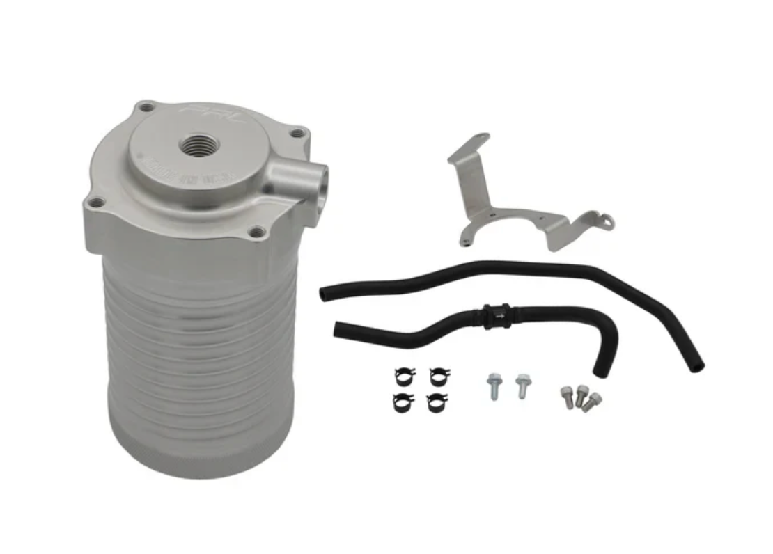 PRL Motorsports Helix Air Oil Separator for 16-21 Honda Civic 1.5T - Silver