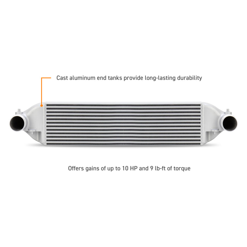 Kit intercooler Mishimoto 2023+ Honda Civic Type-R con tubos - Intercooler plateado/Tubos rojos