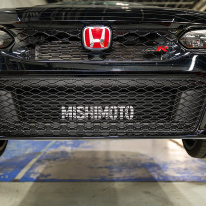 Kit intercooler Mishimoto 2023+ Honda Civic Type-R con tubos - Intercooler plateado/Tubos rojos