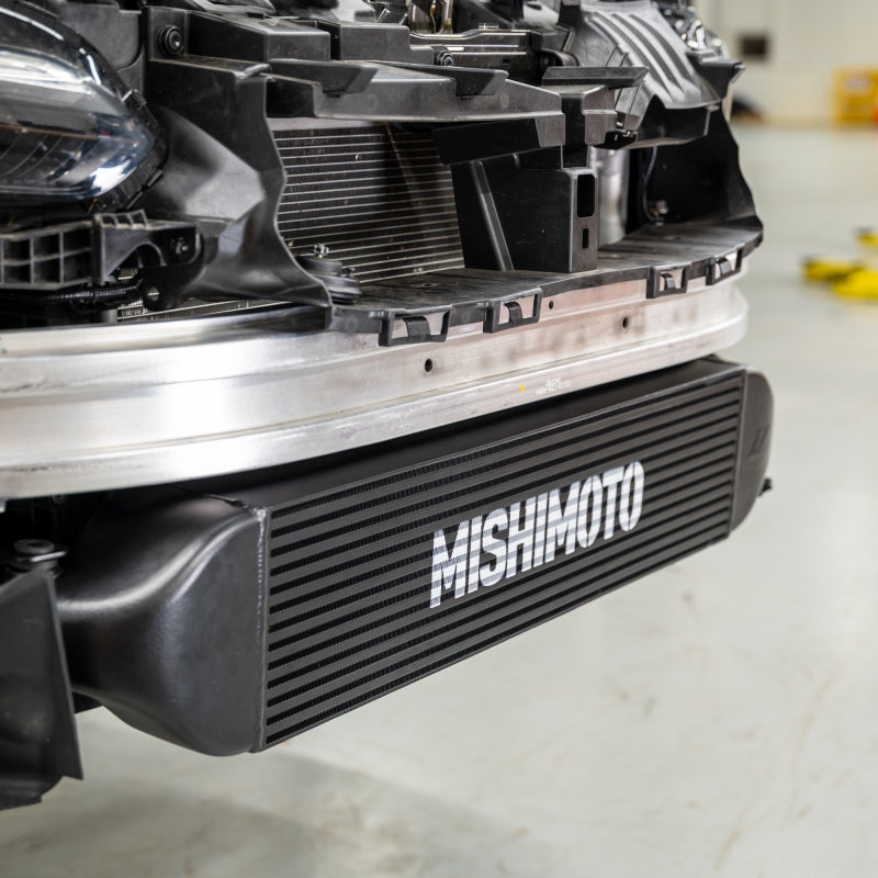 Kit intercooler Mishimoto 2023+ Honda Civic Type-R con tubos - Intercooler plateado/Tubos rojos