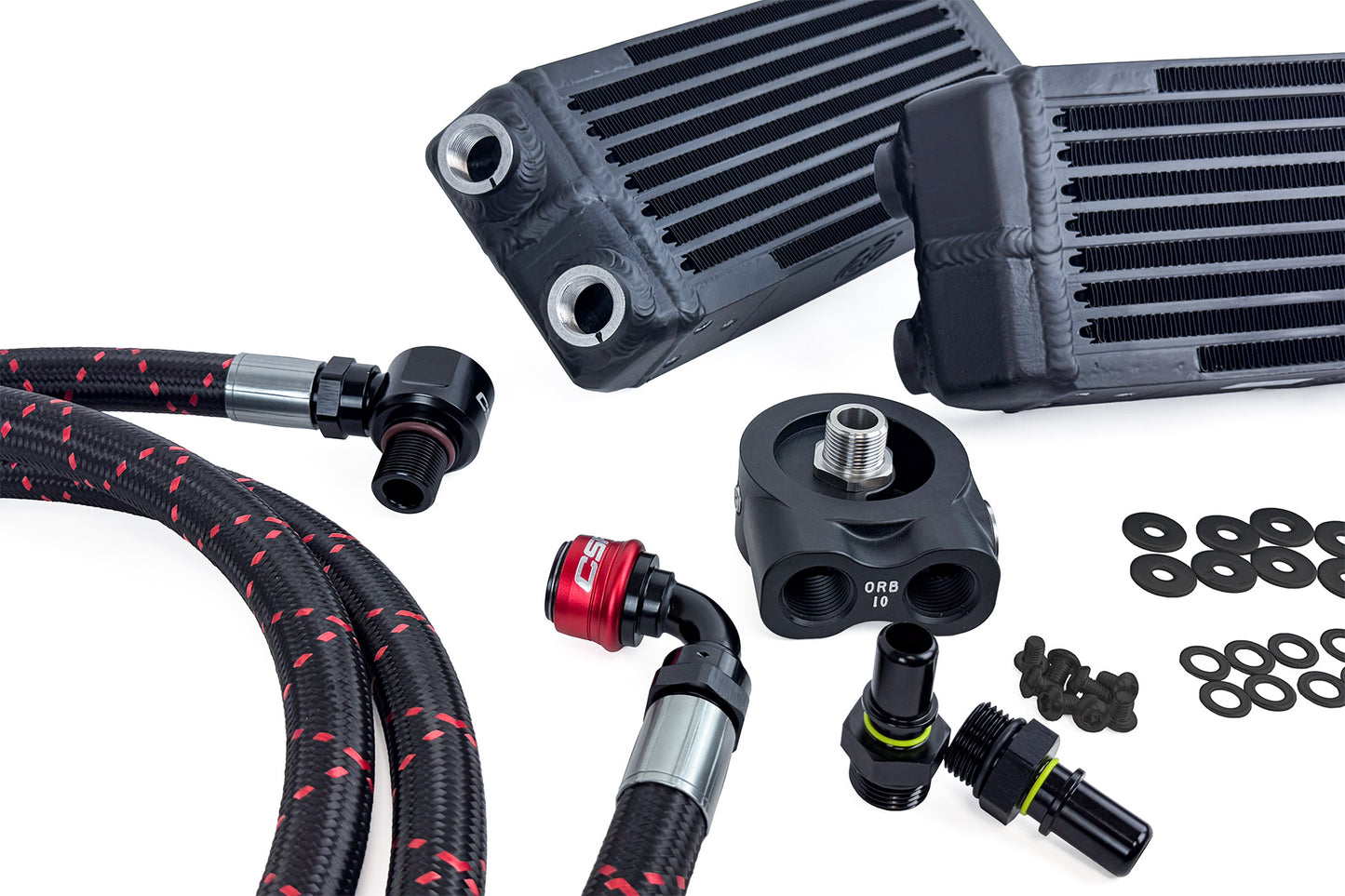 CSF 2023+ Honda Civic Type R FL5 High-Performance Dual Engine Oil Cooler Kit