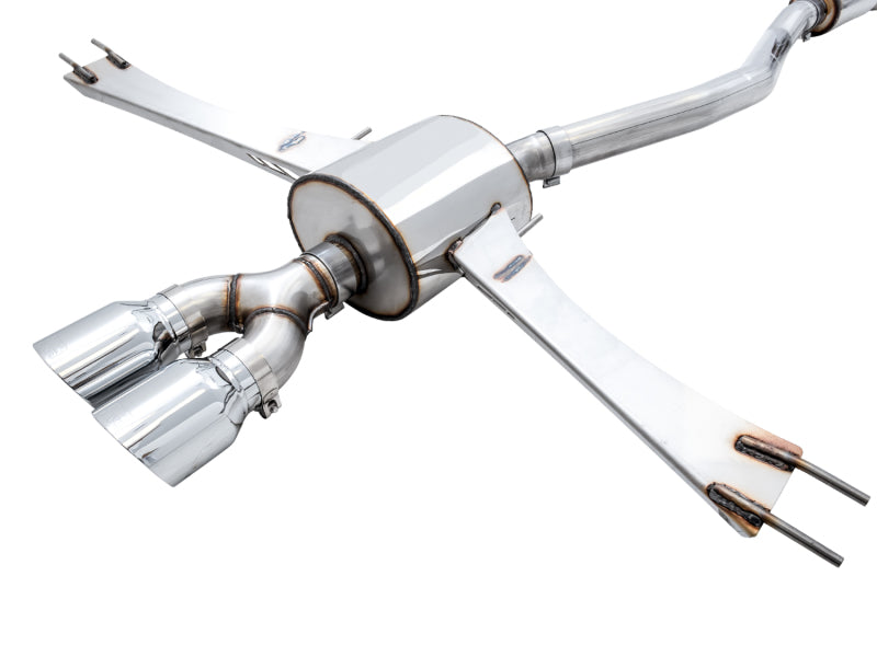 Precision welds on AWE performance exhaust