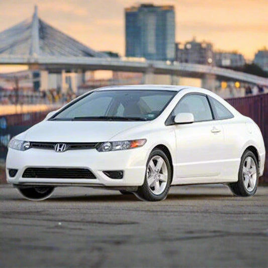 A white 2016-2011 Honda Civic 1.8L coupe flashed with Honda FlashPro RACE ecu tuning device purchased from Vtec Slayer.