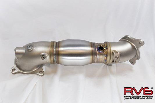 RV6 High Temp Catted Downpipe for 17+ Honda/Acura 2.0T