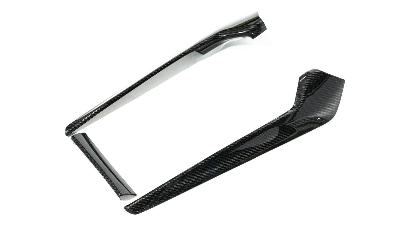 OLM LE Carbon Fiber Shift Panel Side Covers (3pc) - 2023+ Honda Civic FL5 Type R - VTEC SLAYER