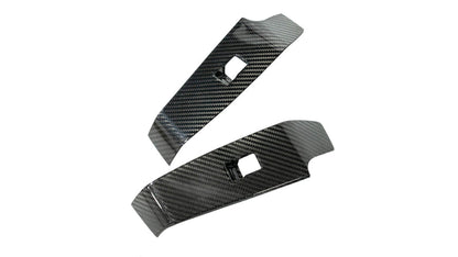 Cubiertas de fibra de carbono para interruptores de ventana (juego de 4) - Honda Civic Type R FL5 2023+
