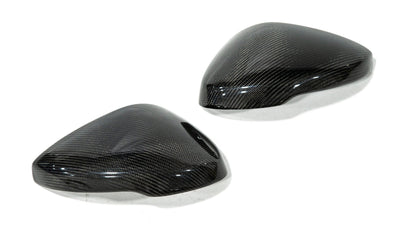 OLM Full Replacement Carbon Fiber Mirror Covers w/Turn Signal - 2022+ Honda Civic / Type R / 2023+ Acura Integra - VTEC SLAYER